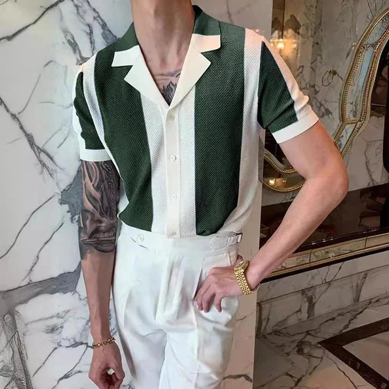 Chemise en tricot pour hommes | Manches courtes – Image 7