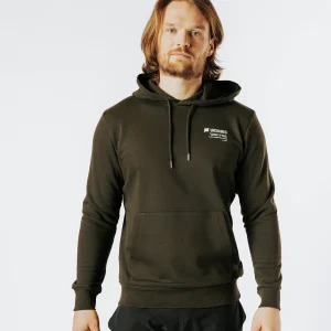 HOODIE ICONIC MIXTE dark green