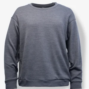 Manche longue Mérinos ouaté Gris