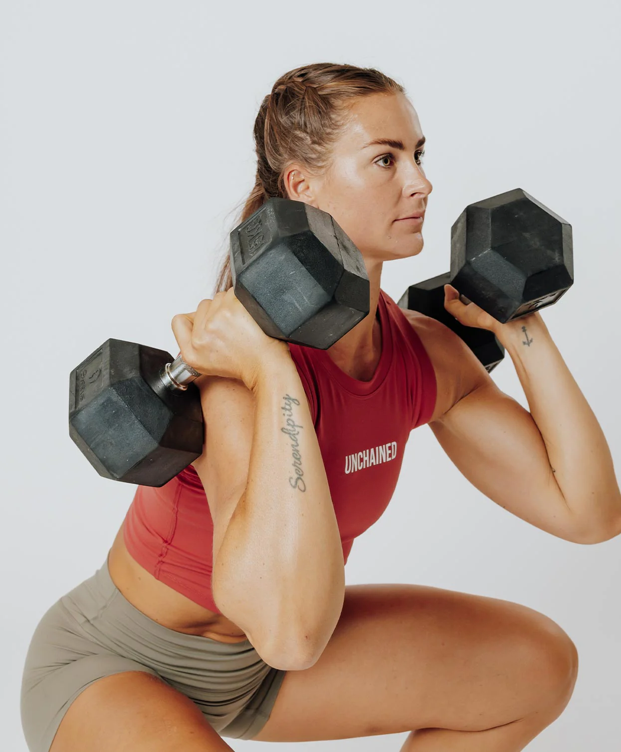 MUSCLE CROP TANK SKIN rouge marsala – Image 5