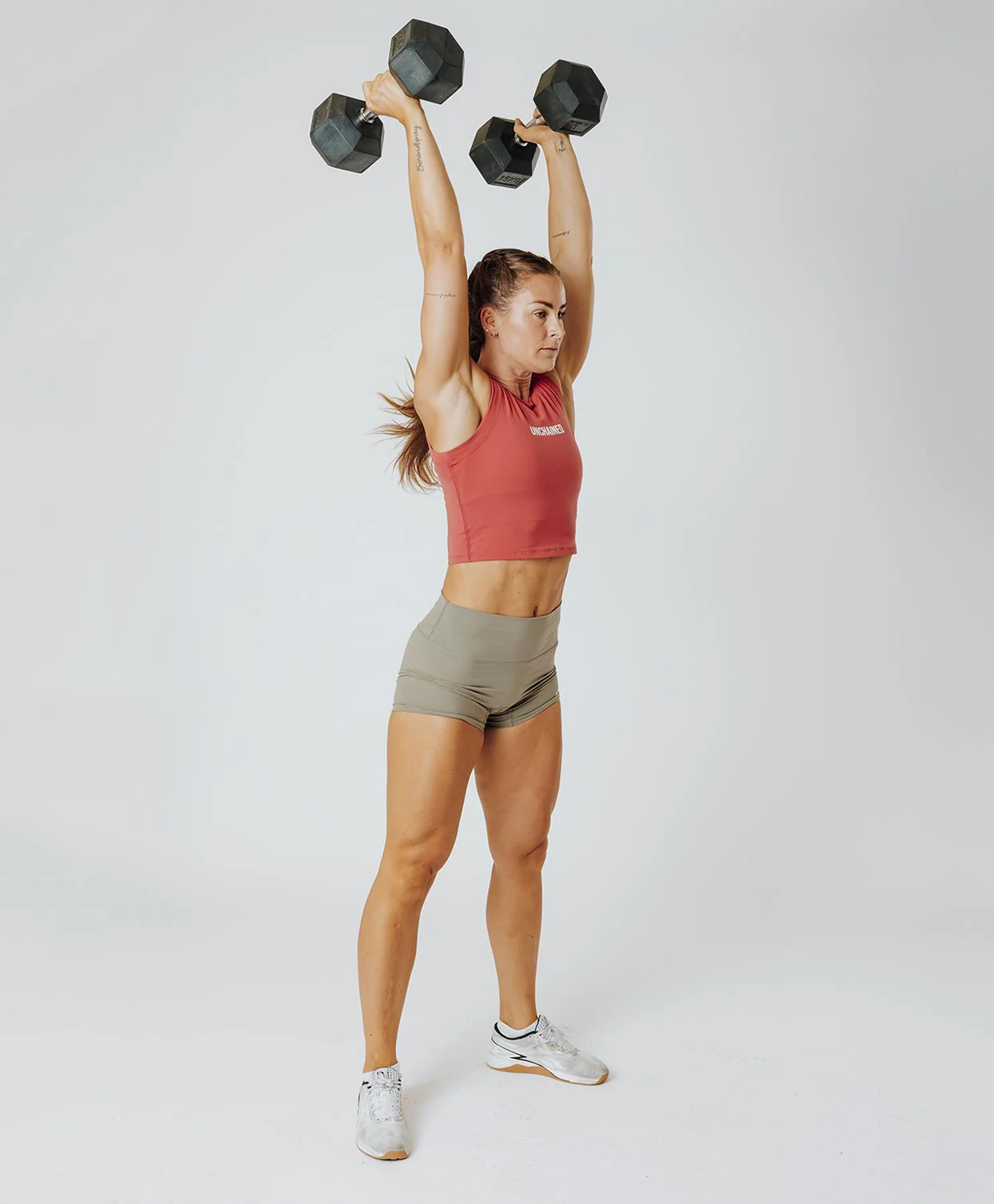 MUSCLE CROP TANK SKIN rouge marsala – Image 6