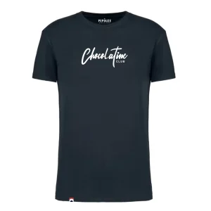 Tee-Shirt Adulte Chocolatine Club Bleu Blanc