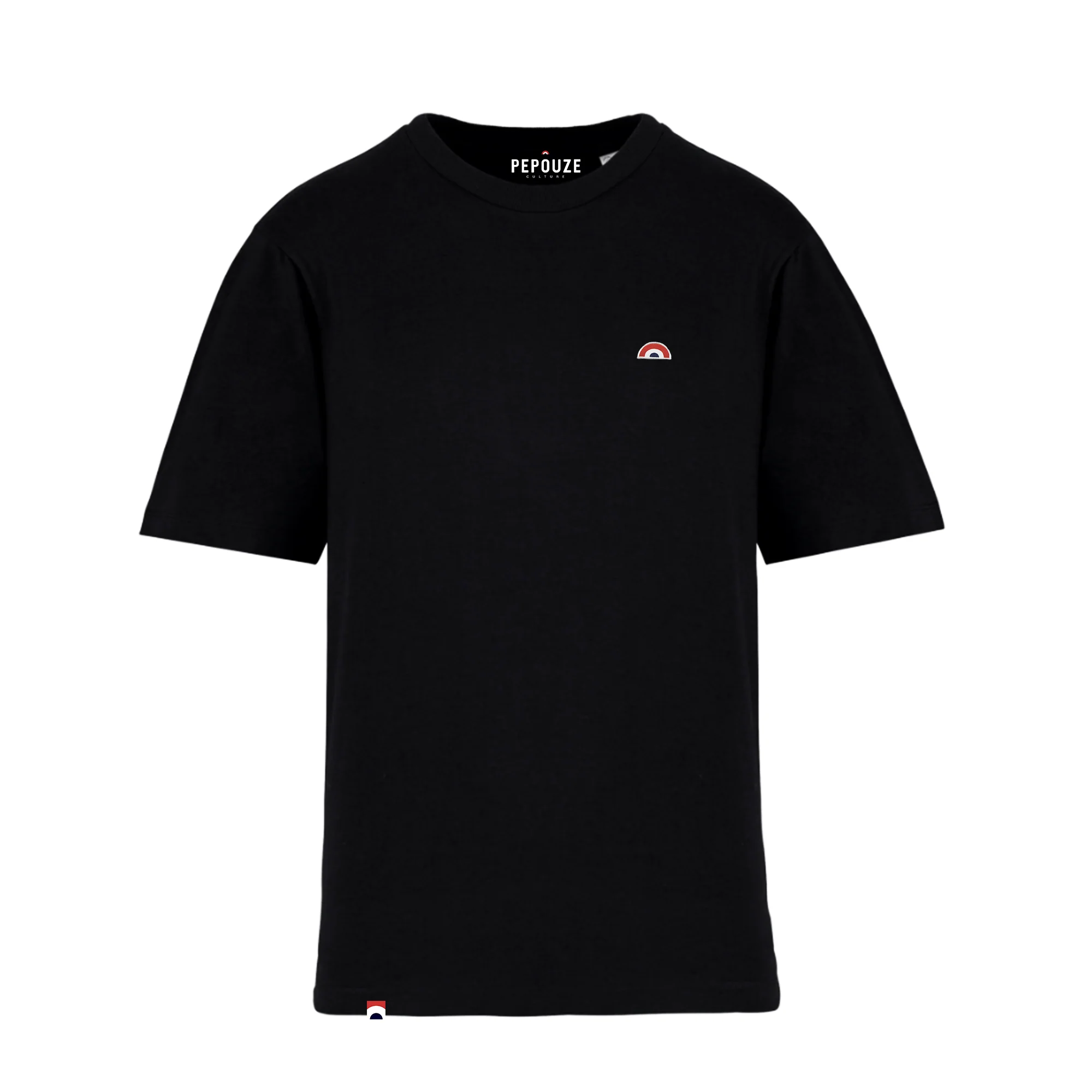 Tee-Shirt Homme Oversize Arc-en-Ciel Noir – Image 2