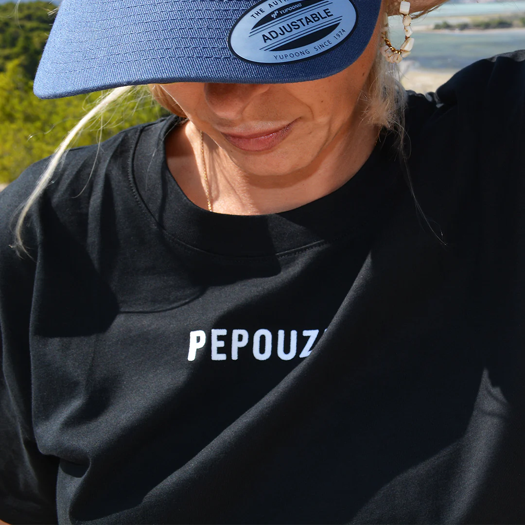 Tee-Shirt Femme Oversize Pepouze Noir Blanc – Image 4