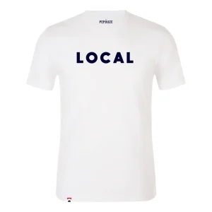 Tee-Shirt Adulte Local Blanc Bleu