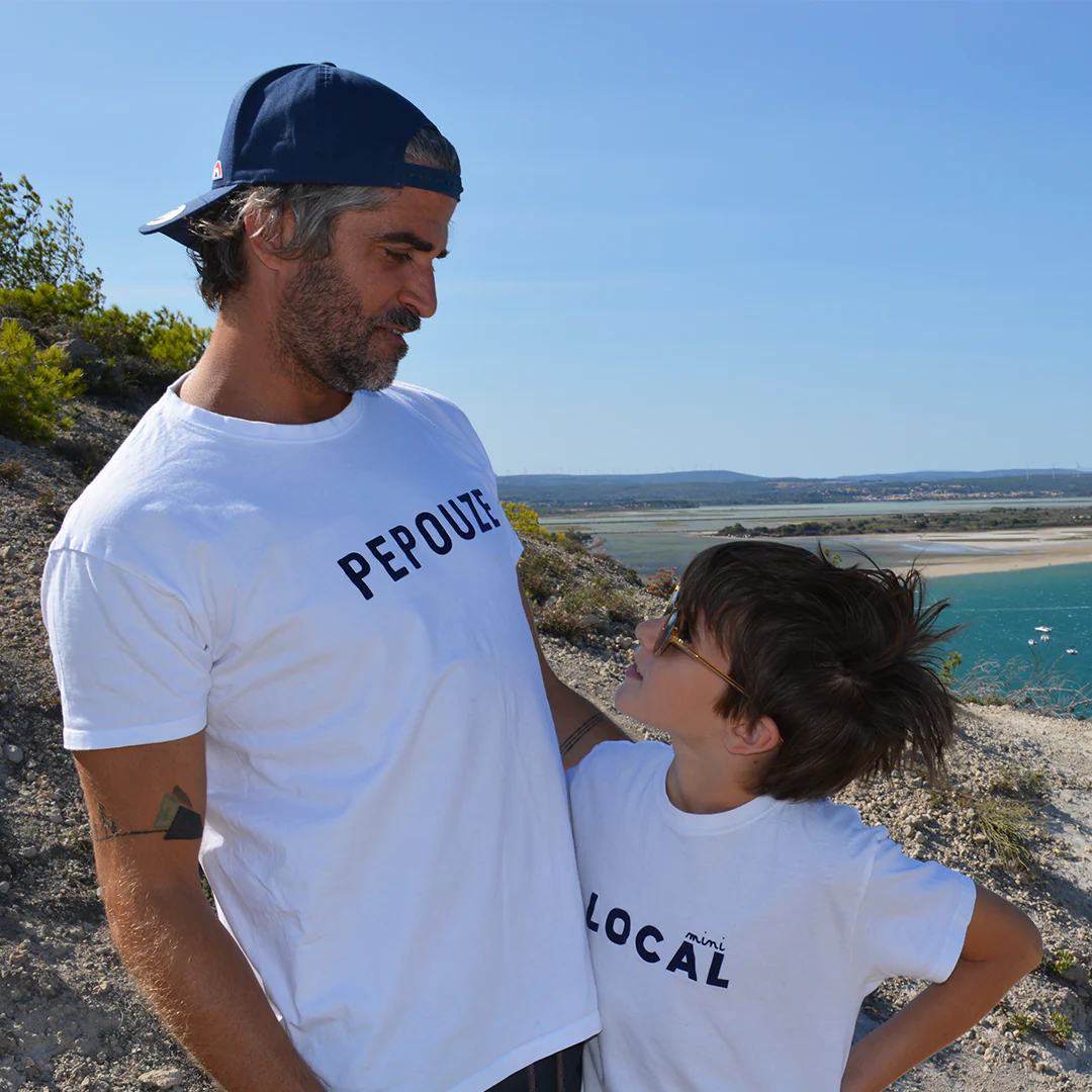 Tee-Shirt Adulte Pepouze Blanc Bleu – Image 4