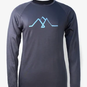 Manches Longues Mérino Stretchwool™ Femme  Charbon - Crête