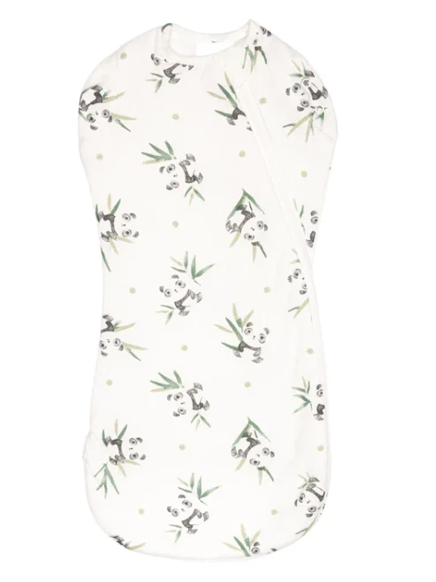 Perlimpinpin - Sac de nuit en bambou nouveau-né - Pandas – Image 2