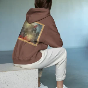 Sweat à capuche oversize femme