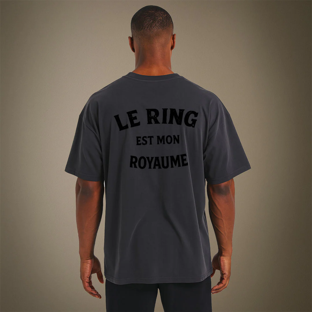TEE-SHIRT OVERSIZE LOURD LE RING EST MON ROYAUME