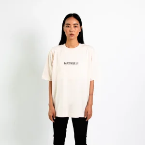 Tee shirt oversize beige PARISTREIZELAB