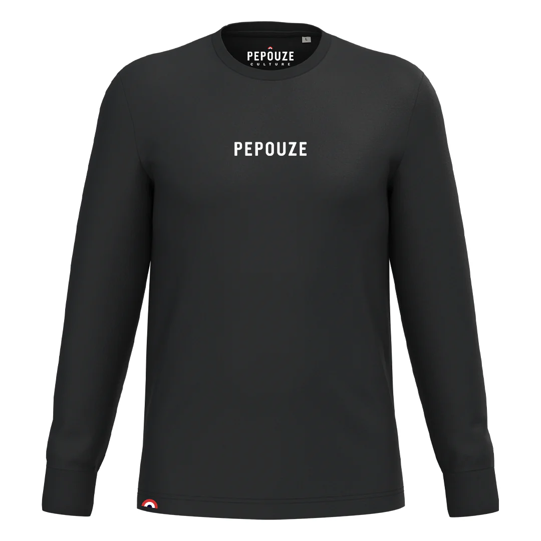 Tee-Shirt Manches Longues Adulte Pepouze Noir – Image 2