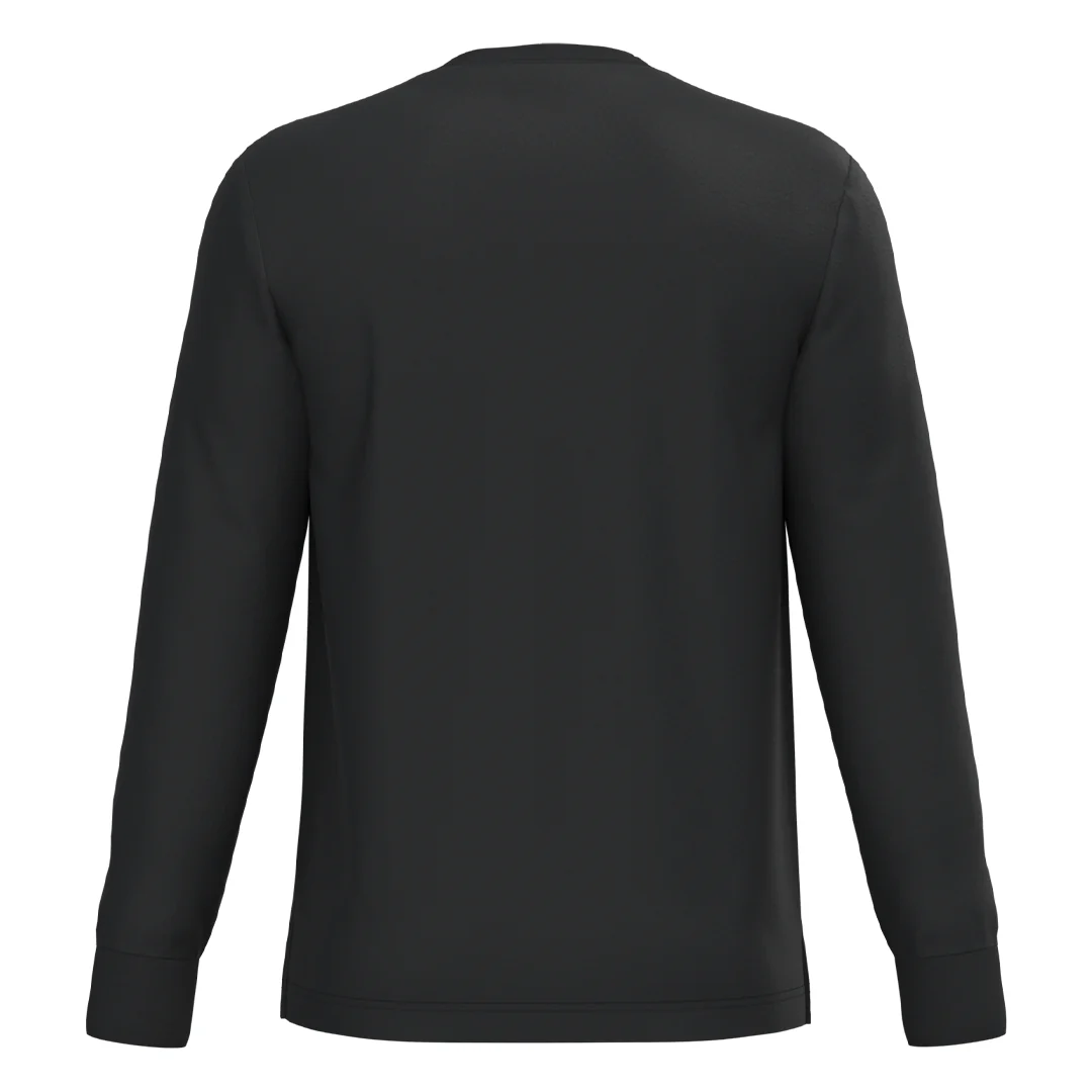 Tee-Shirt Manches Longues Adulte Arc-en-Ciel Noir – Image 4