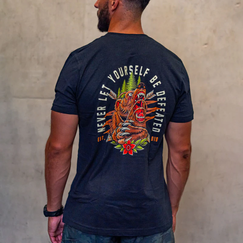 JUST HANG - T-shirt Homme "Bear Gets Up"