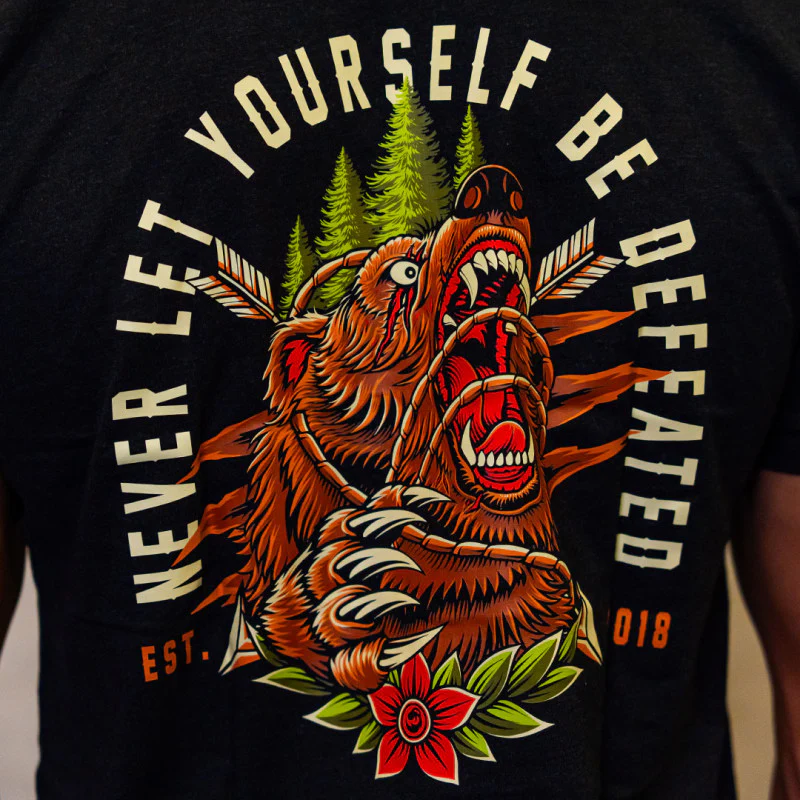 JUST HANG - T-shirt Homme "Bear Gets Up" – Image 4