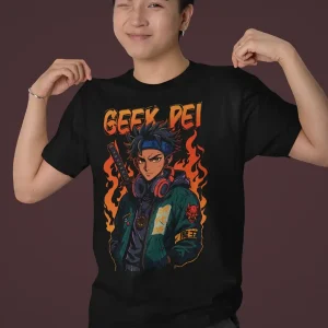 Geek Péi / T-shirt manga unisexe en précommande