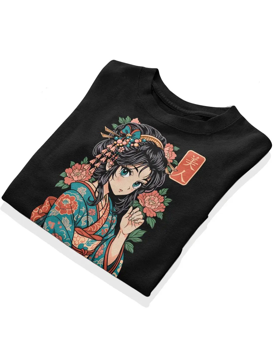 Geisha / T-shirt manga unisexe en précommande – Image 4