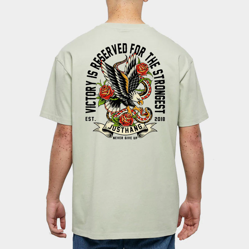 JUST HANG - T-shirt Oversized Homme "Eagle Snake"