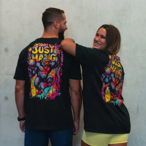 JUST HANG - T-shirt Oversized Unisexe "Gorilla"