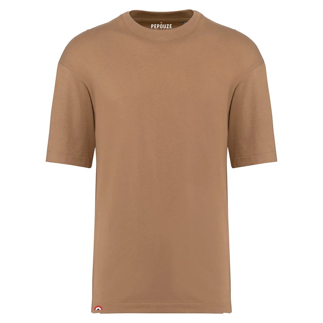 Tee-Shirt Adulte Oversize Tu tires ou tu plaques Mocha Blanc – Image 3