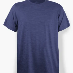 T-Shirt Mérinos Homme Bleu Nuit Ultra Léger