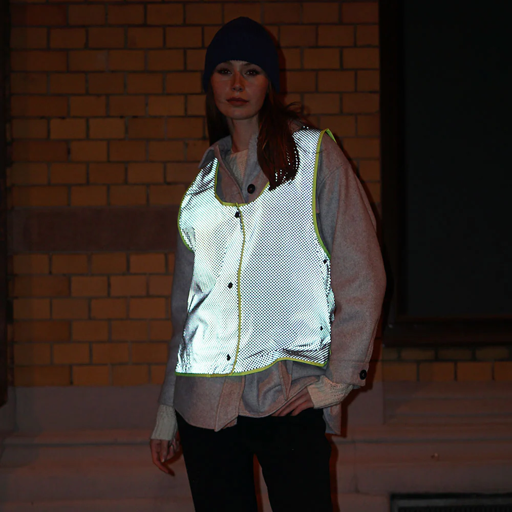 Gilet Vélo Haute-Visibilité Réfléchissant Pour Cycliste Femme - Luna – Image 6