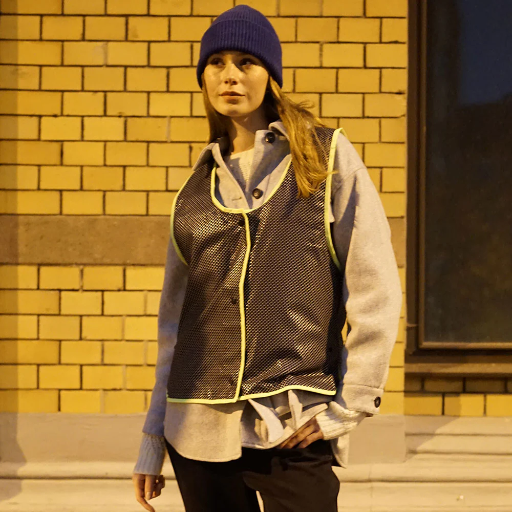 Gilet Vélo Haute-Visibilité Réfléchissant Pour Cycliste Femme - Luna – Image 8